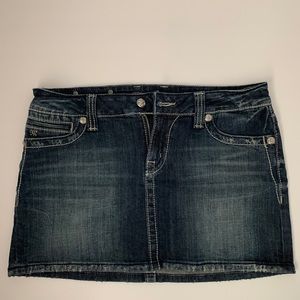 Miss Me denim mini skirt